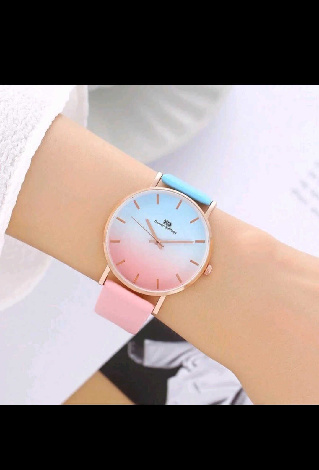 Reloj DentonSig-Page Rosa/Azul 2