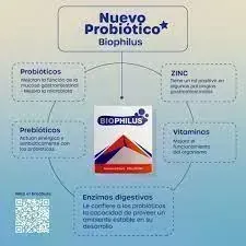 BIOPHILUS CJA X 30 SOB PROBIOTICO+PREBIOTICO+VITAMINA+ENZIMA BIOGYC 2
