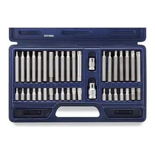 Juego Puntas Torx Allen Multiestria Bremen BRE2978 Profesional 40 Pz Color Gris 3