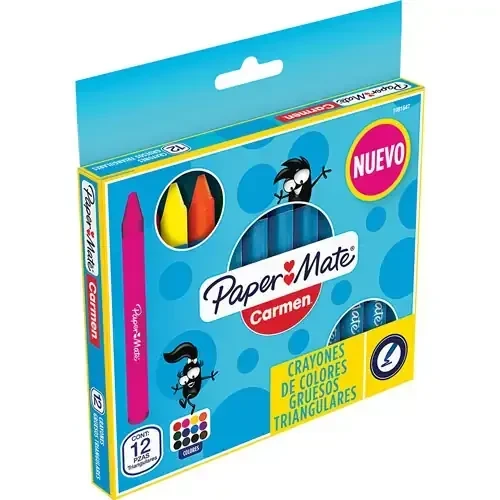 Crayolas carmen con 12 colores jumbo 4