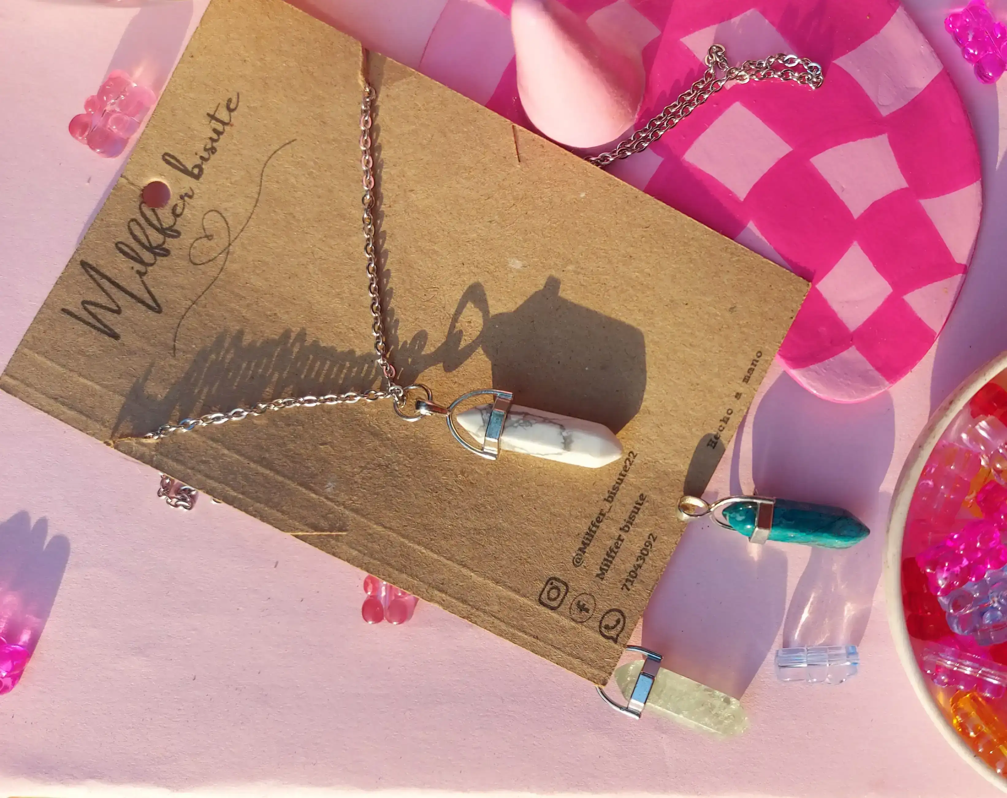 Cadenas con pendulo de cuarzo 4