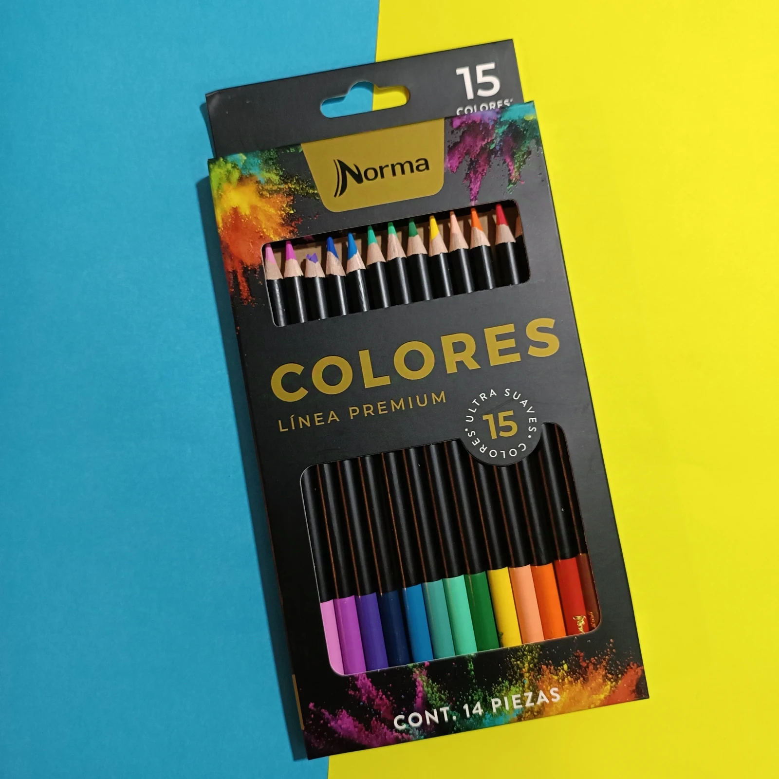 CAJA COLORES NORMA PREMIUM X15