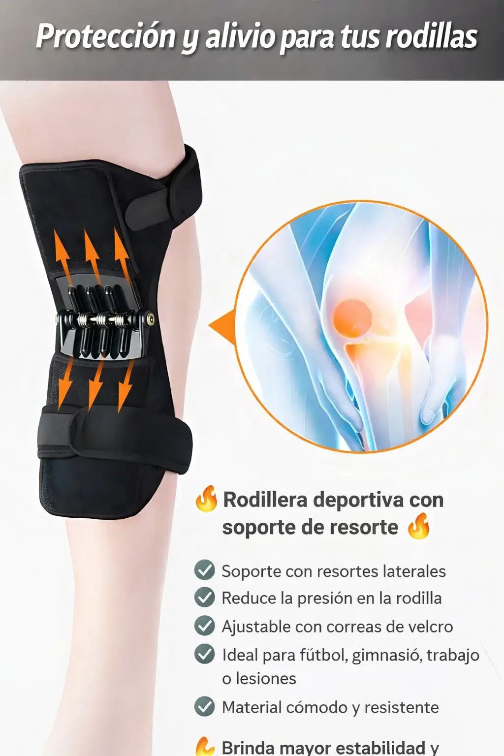 Rodilleras con resorte  4