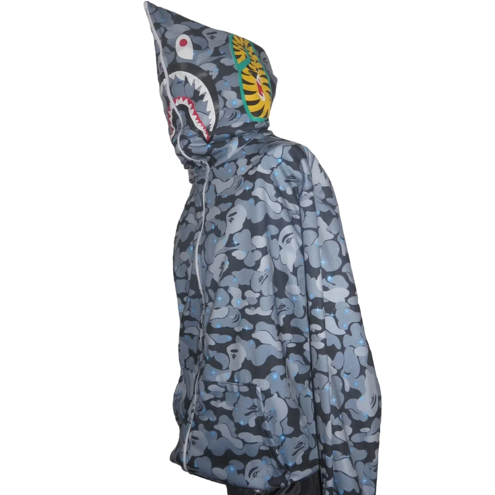 Chamarra Shark Gris moteada 4
