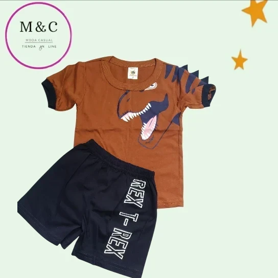 conjunto dino T-2 para bebé  9