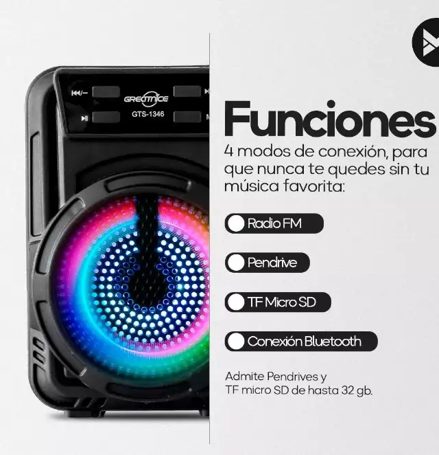 Parlante Bluetooth 3 " 3