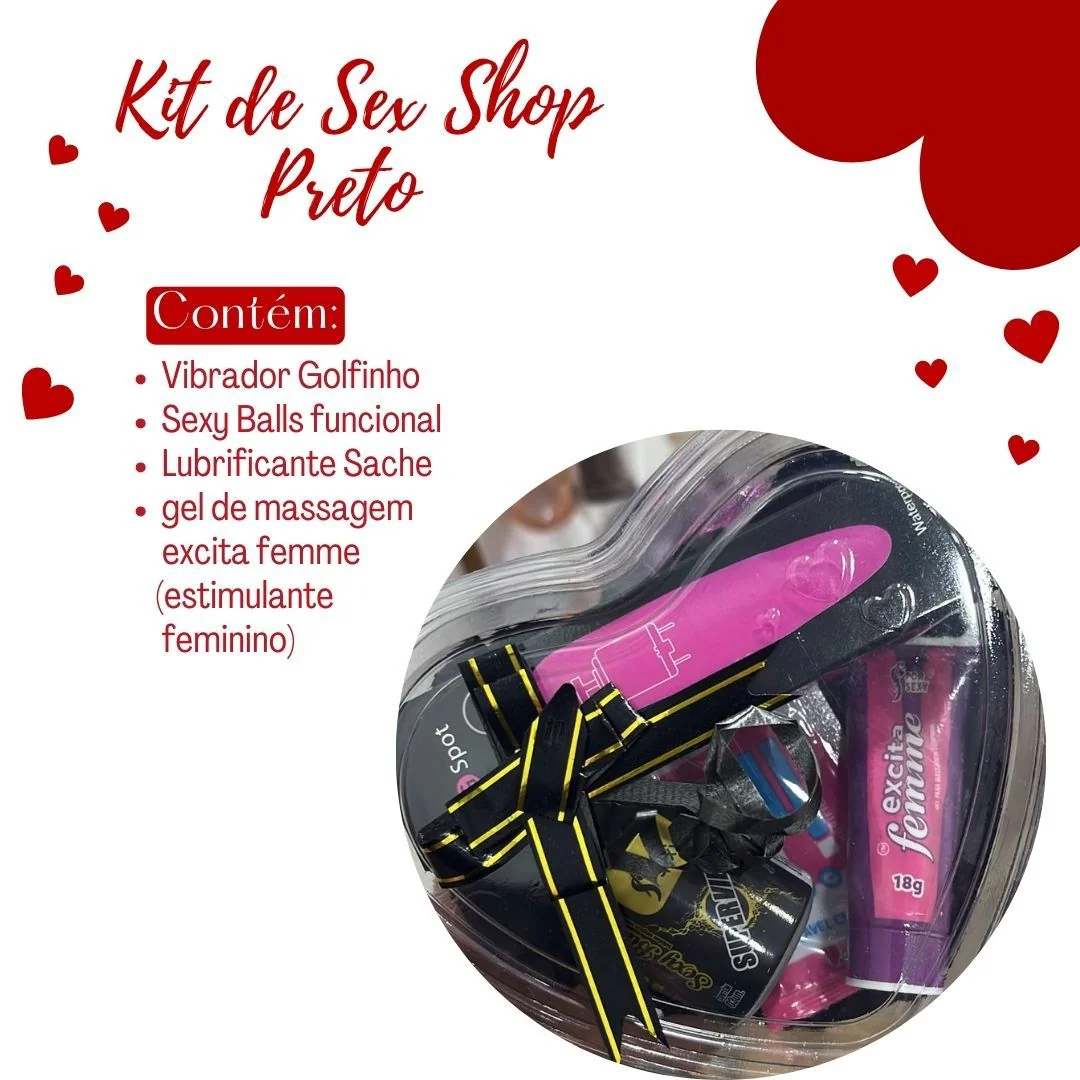 KIT SEXY SHOP PRETO 2