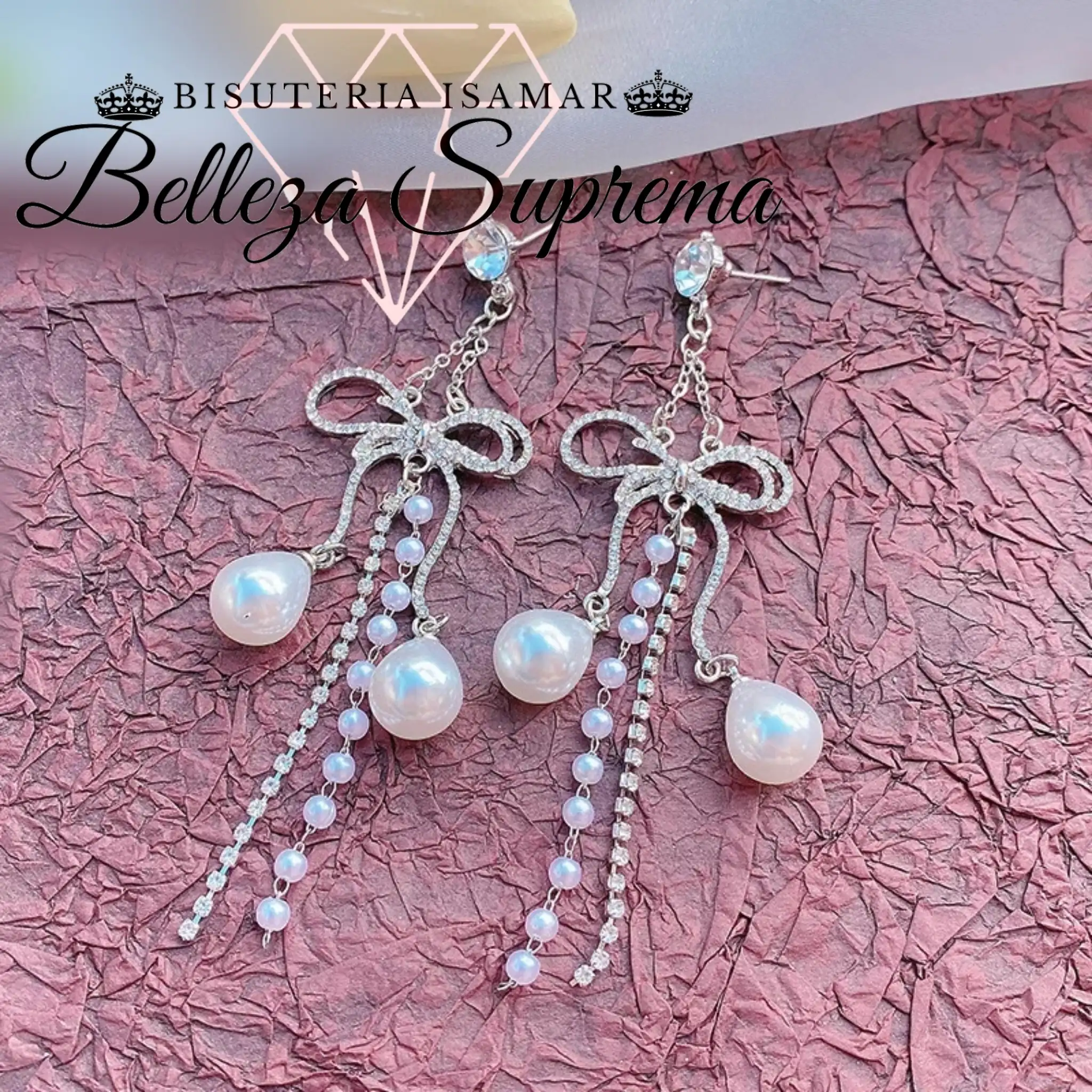 ARETES DE GALA CON PERLAS