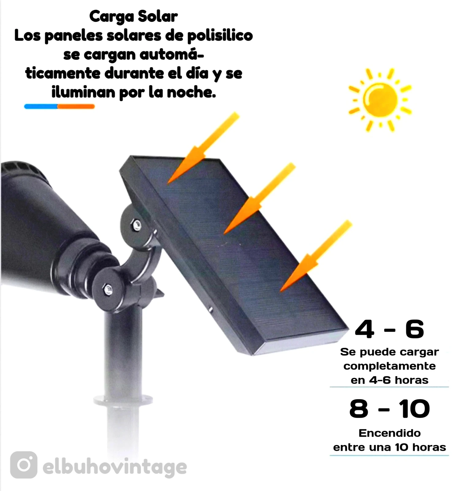 Estaca Solar para Jardín ☀️ 5