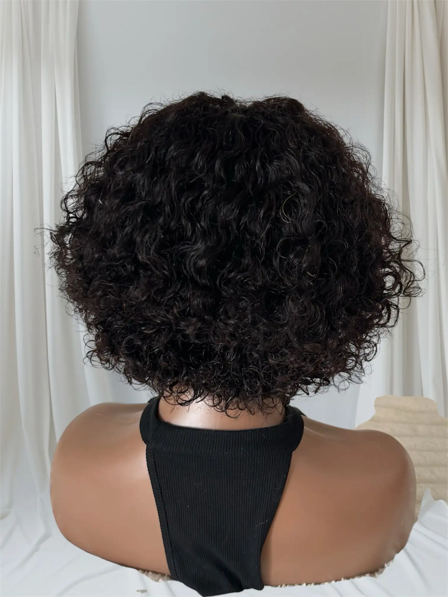 Peluca cabello humano 10 pulgadas, frontal 13x4 glueless  3