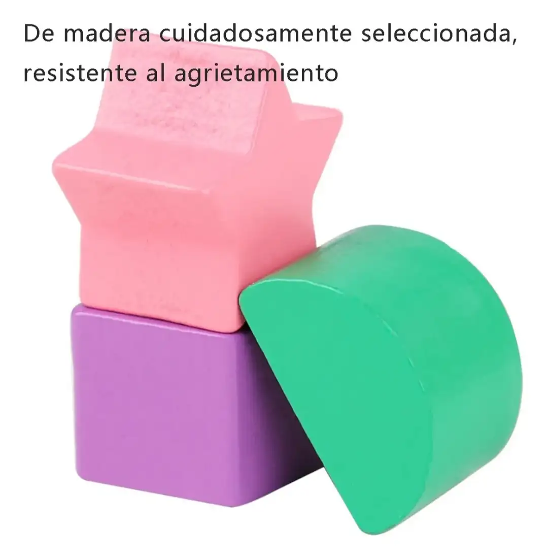 Cubo de madera ensarte 2