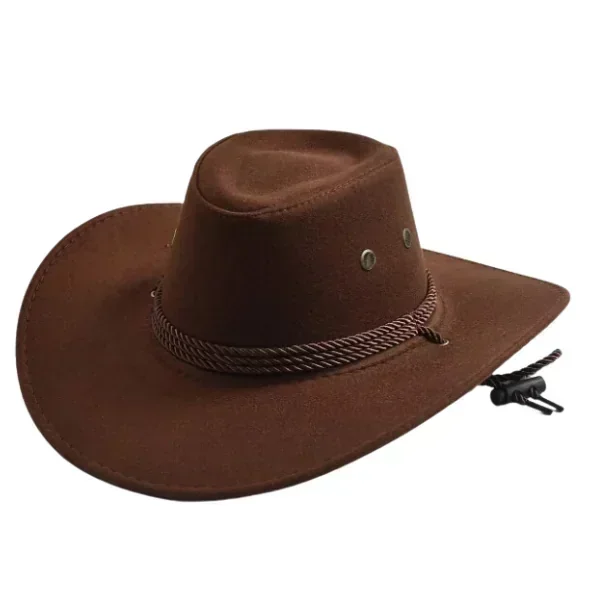 Sombrero cowboy con ojal ajustable