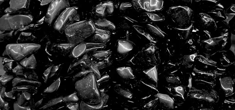 Piedra chip obsidiana 