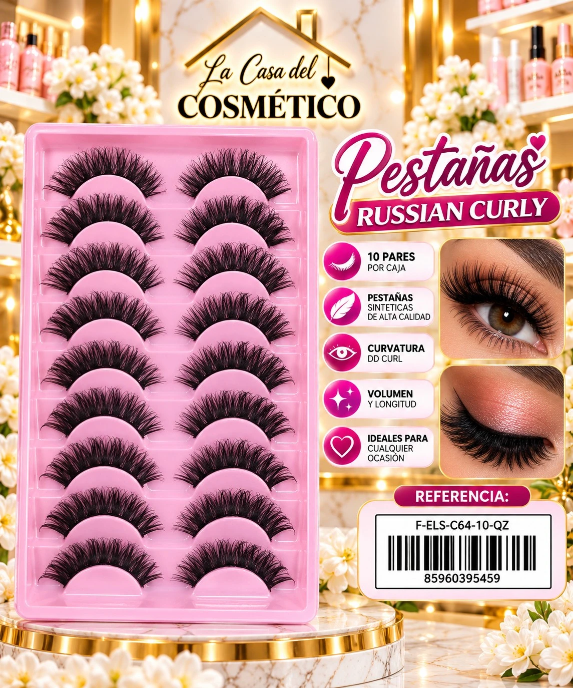 lumera pestañas russian curly glamour referencia: f-els-c64-10-qz