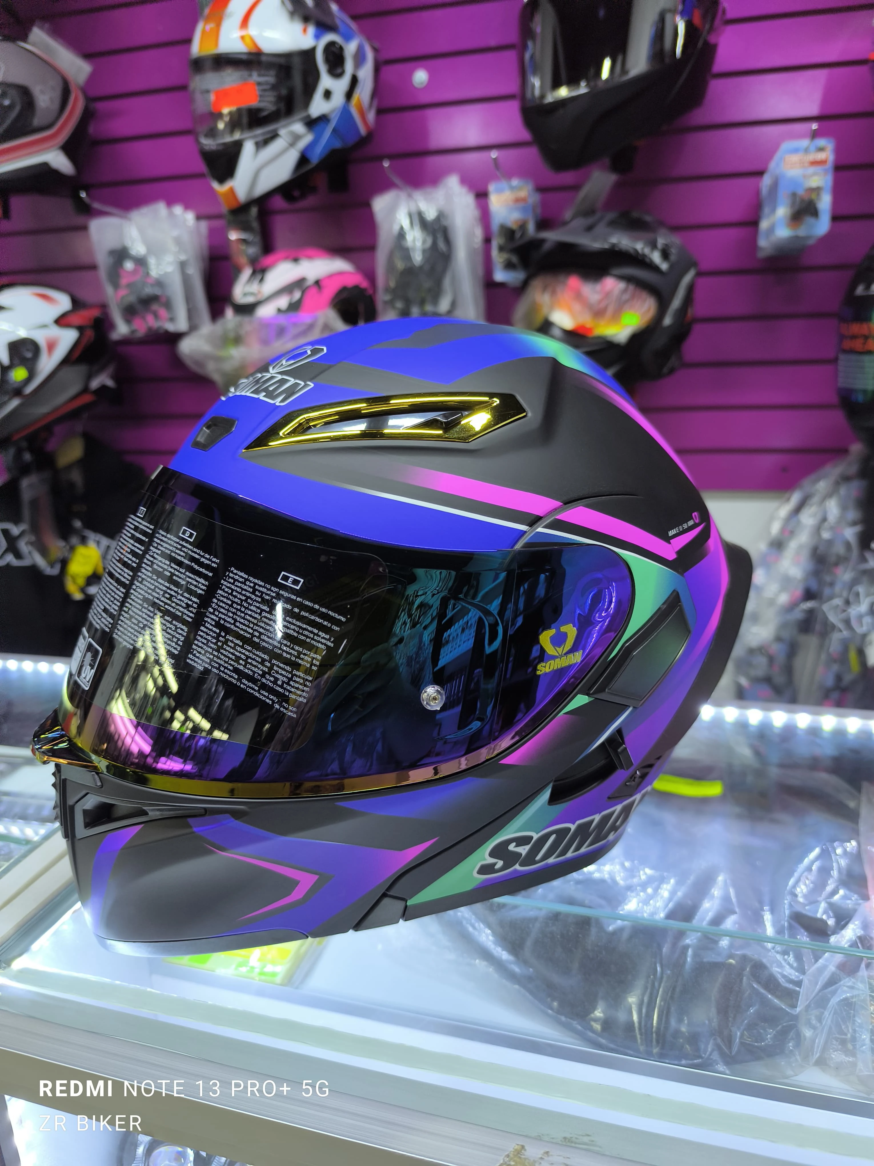 CASCO ABATIBLE SOMAN MOR/ROS
