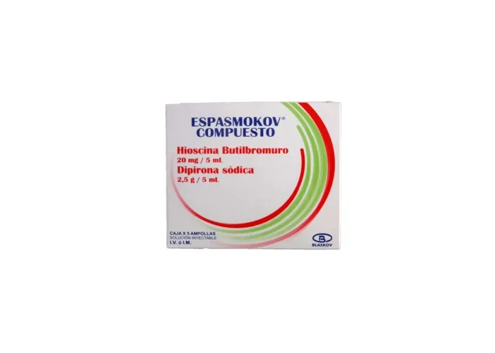 ESPASMOKOV COMPUESTO AMP X 5 DIPIRONA HIOSCINA