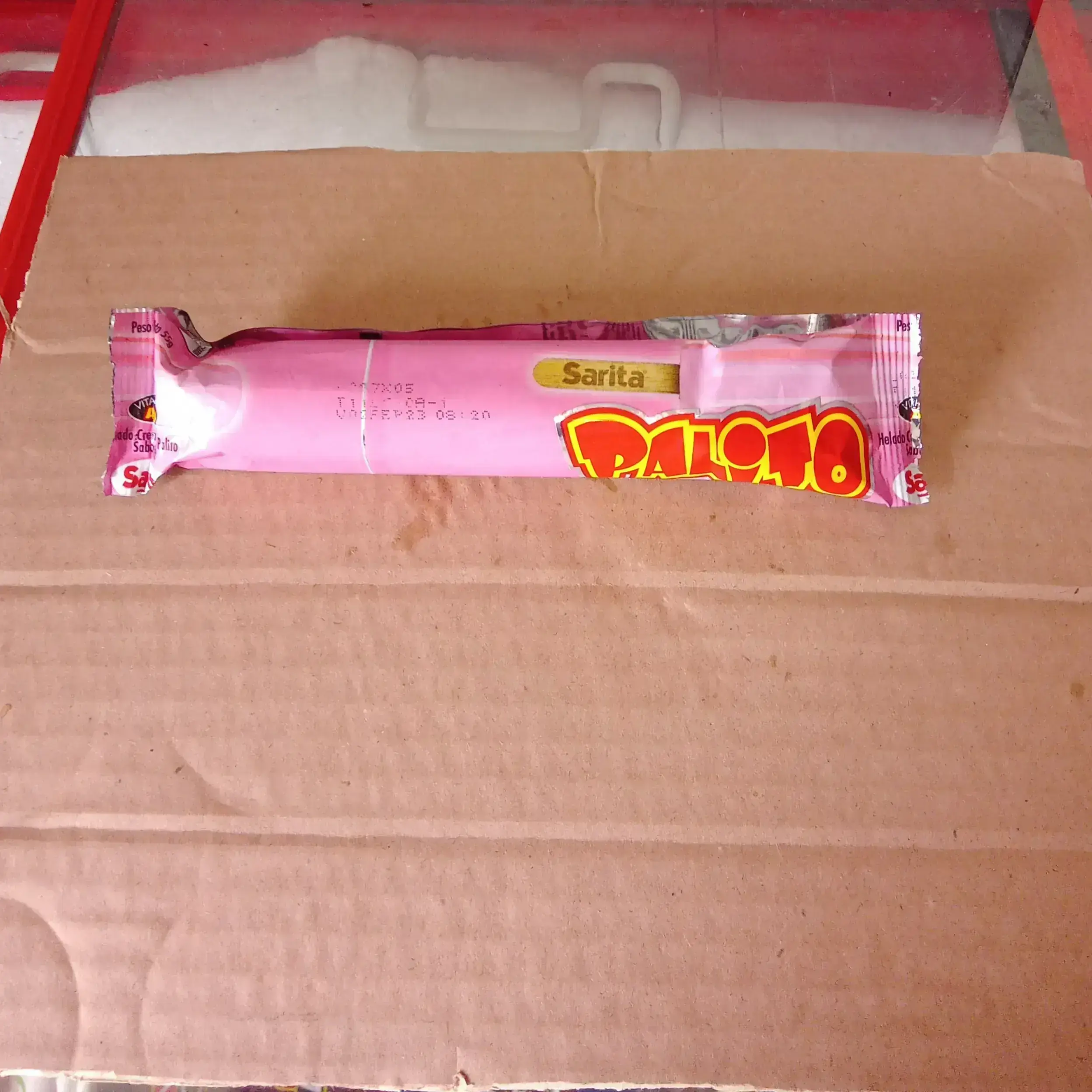 Helado palito cremoso sabor a fresa 55 g