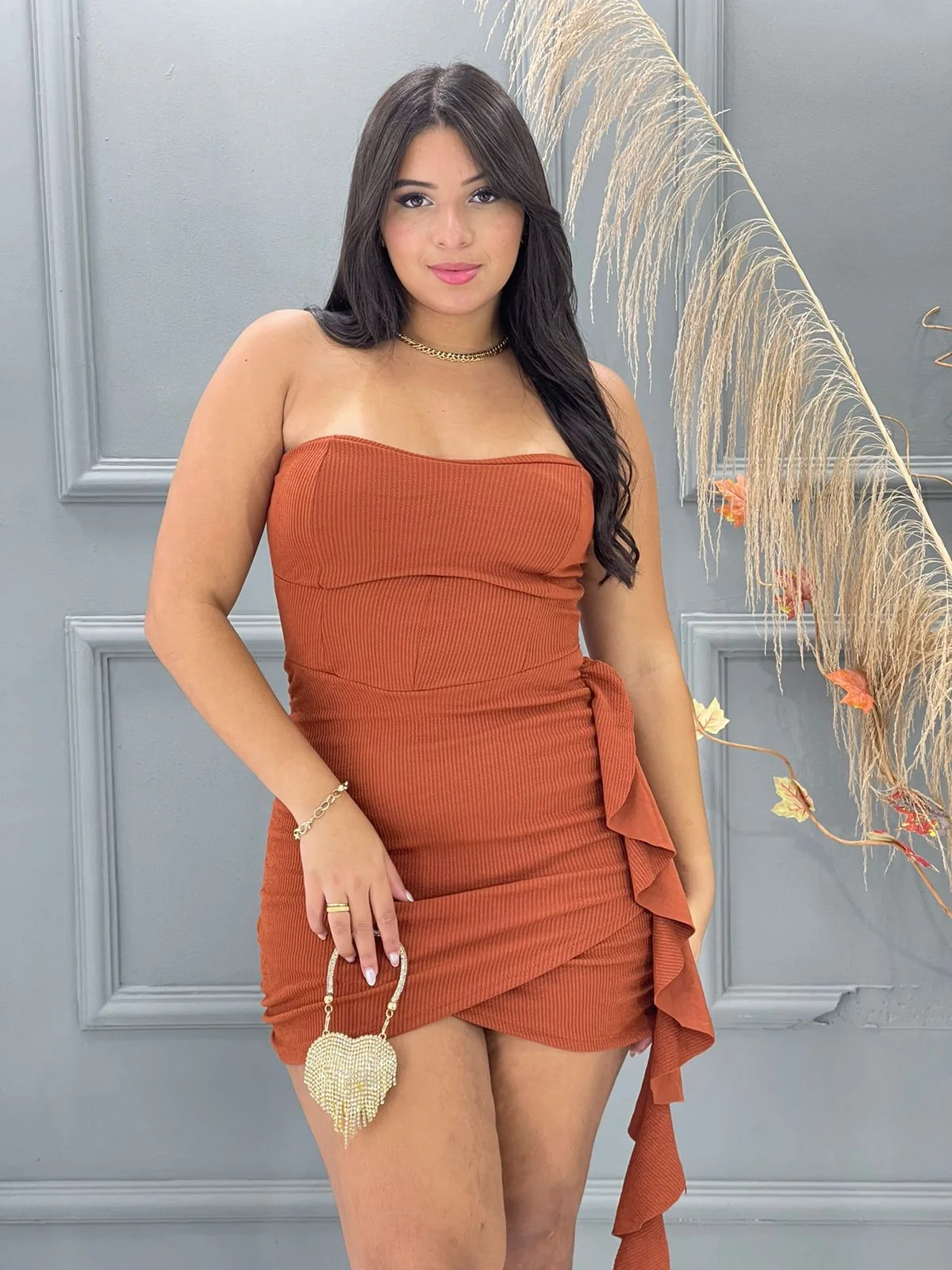 VESTIDO JANE ANA RUGA