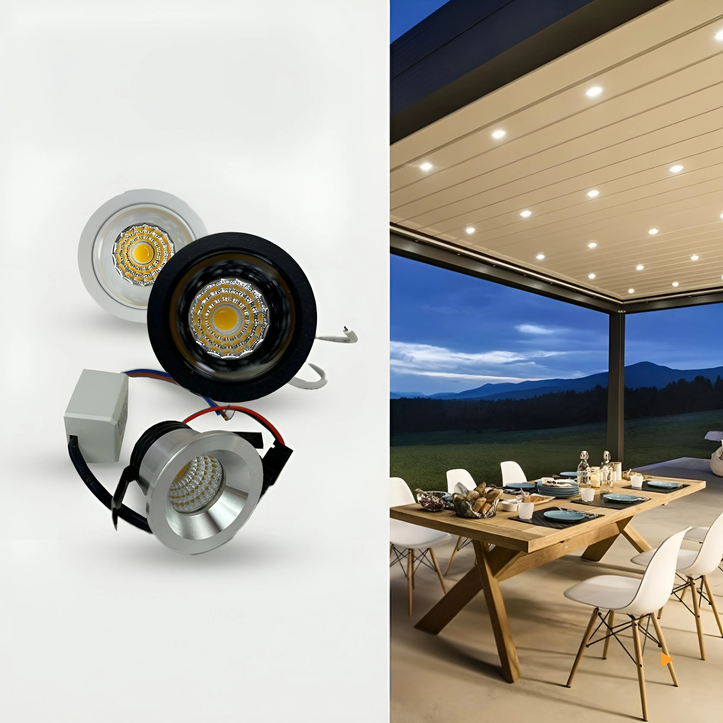 OJO DRAGON LED EMPOTRADO