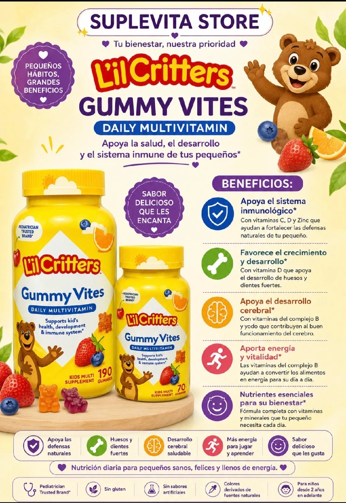 L'il Critters Gummy Vites (Daily Multivitamin)