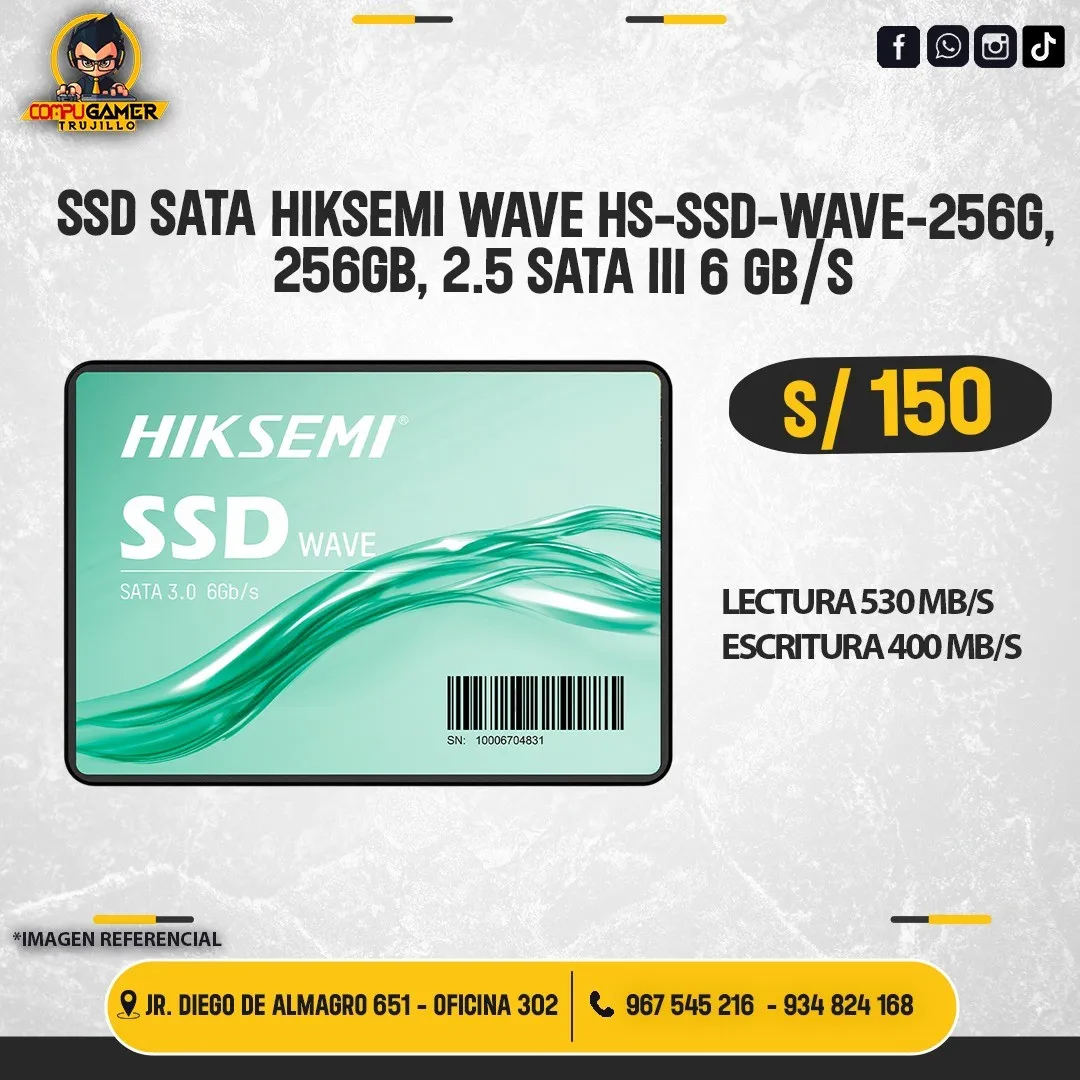 SSD SATA HIKSEMI 256GB 2.5 SATA III 
