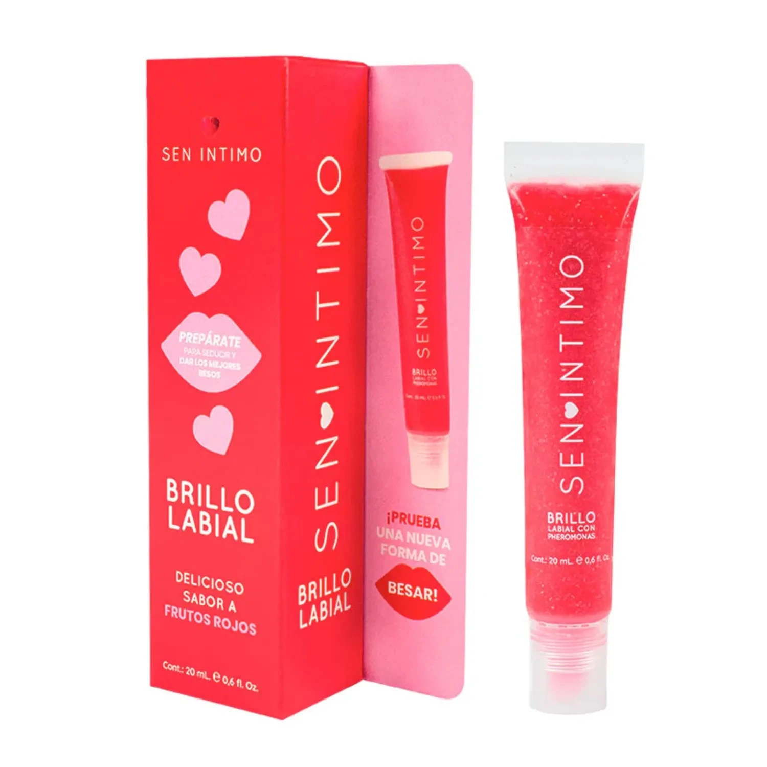Brillo Labial Cereza con Feromonas