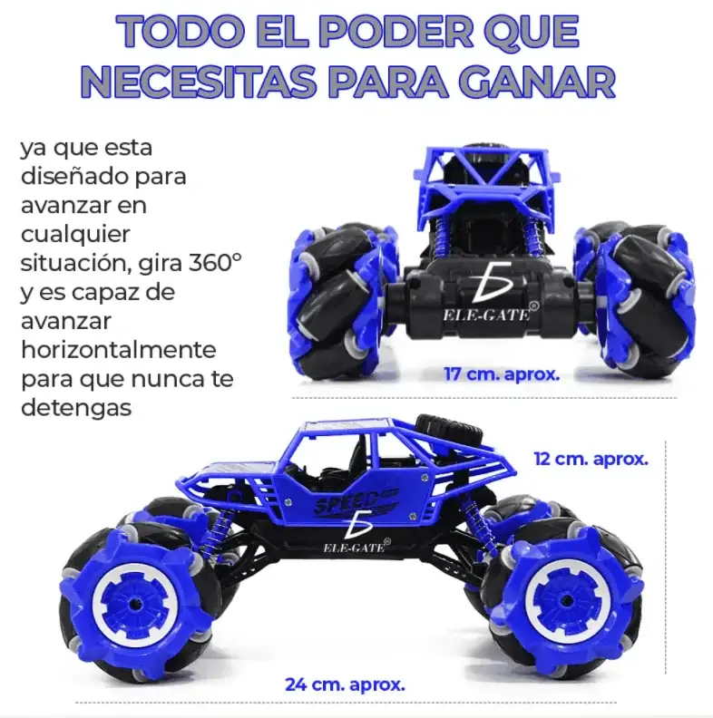 Monster Truck A Control Remoto Recargable 4X4 3