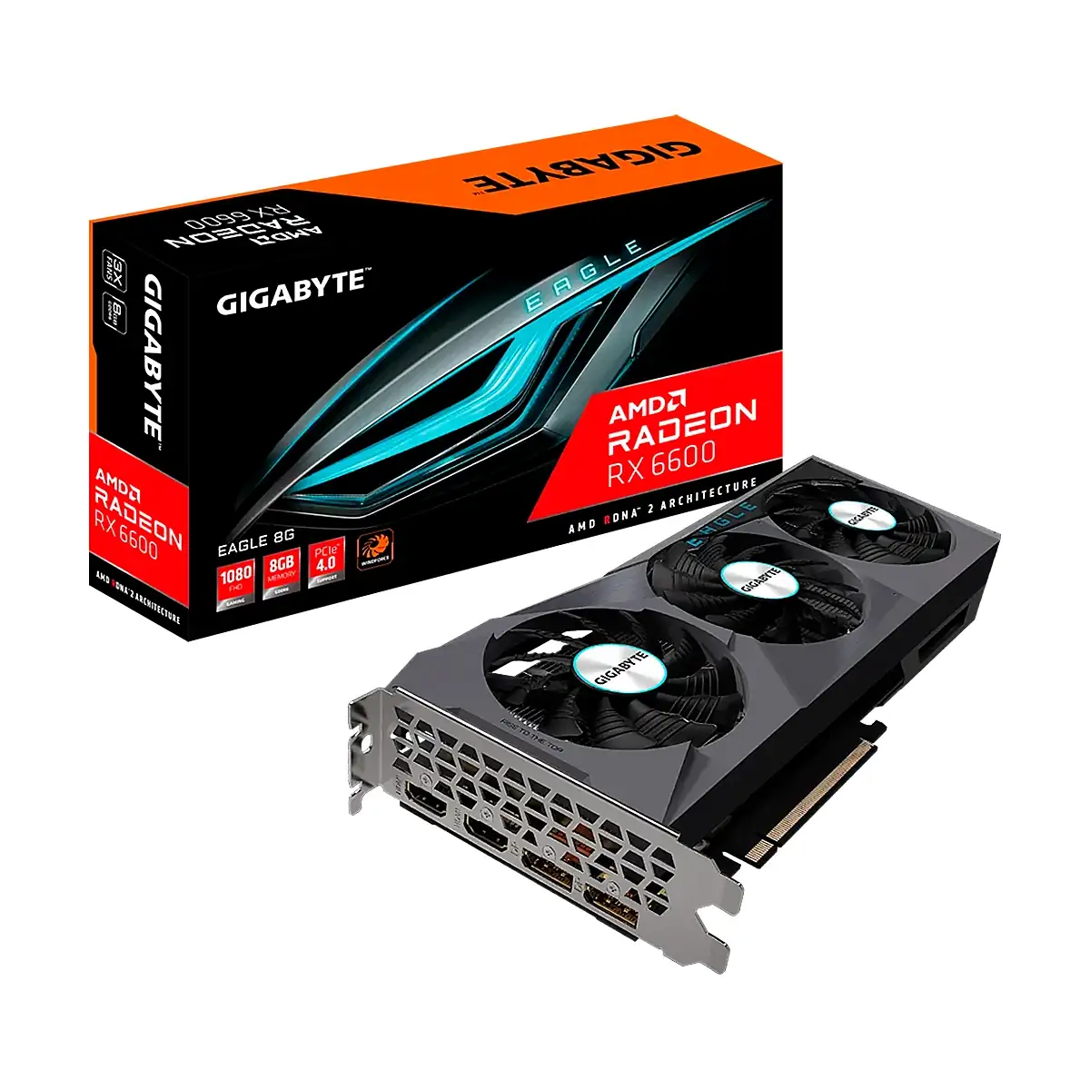 VIDEO GIGABYTE Radeon RX-6600 EAGLE