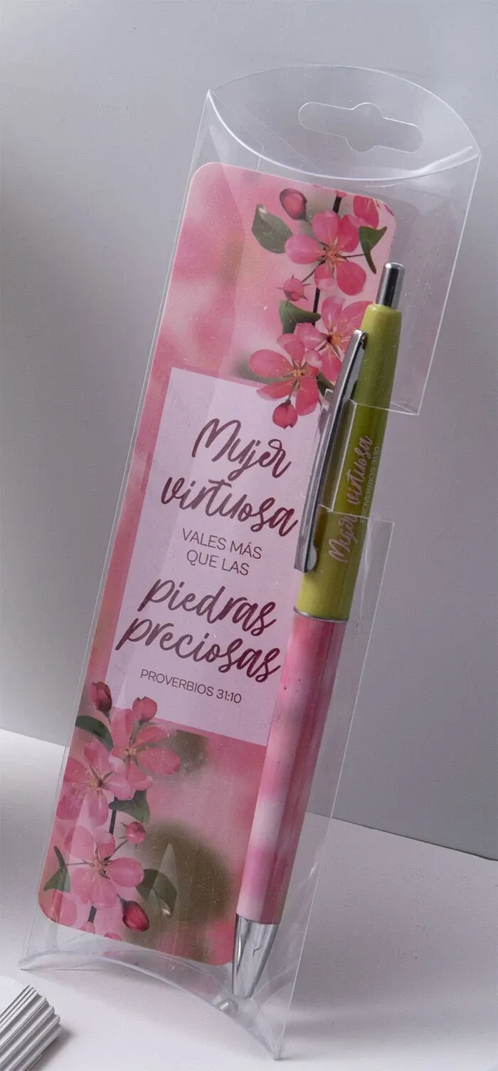 Boligrafo con separador Mujer virtuosa
