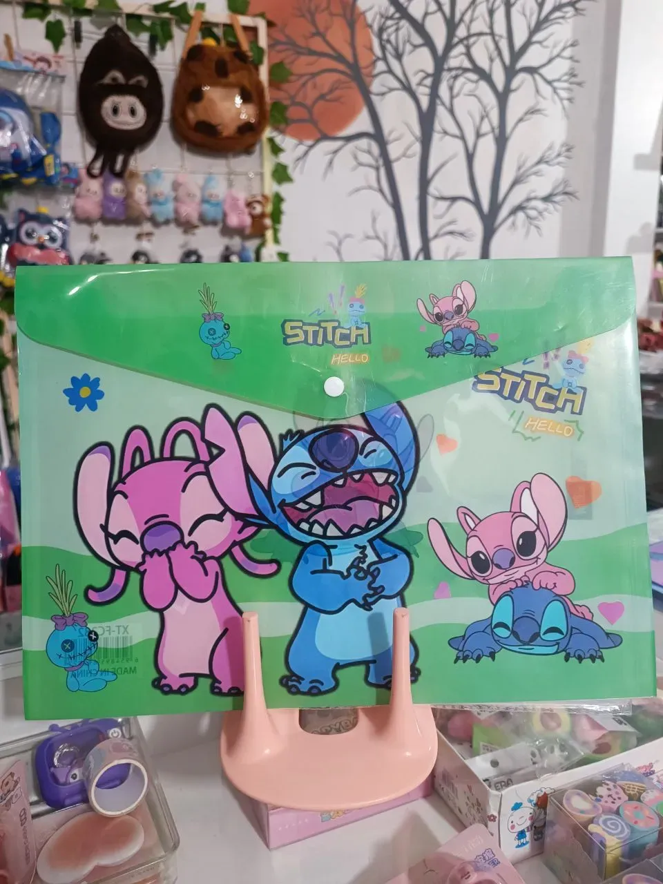 Carpeta tipo sobre. STITCH. Mas regalo. 4