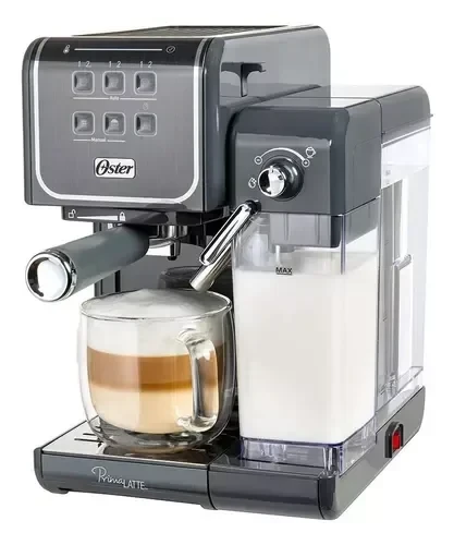 Cafetera Expresso Oster Cappuccino Latte Capsulas BVSTEM6801 Negro