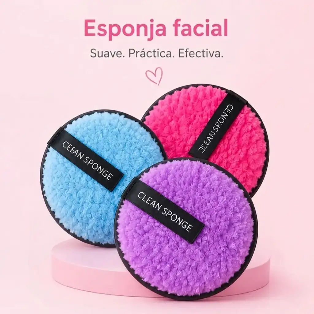 Esponja Facial para Remover Maquillaje 4