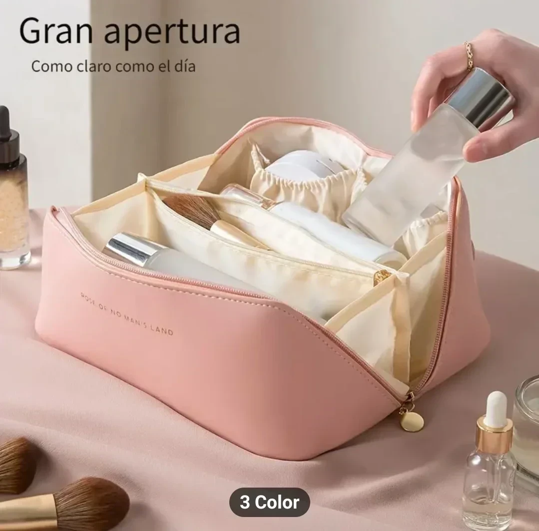 Elegante Bolsa de Cosméticos de  para Viaje con Organizador Espacioso 