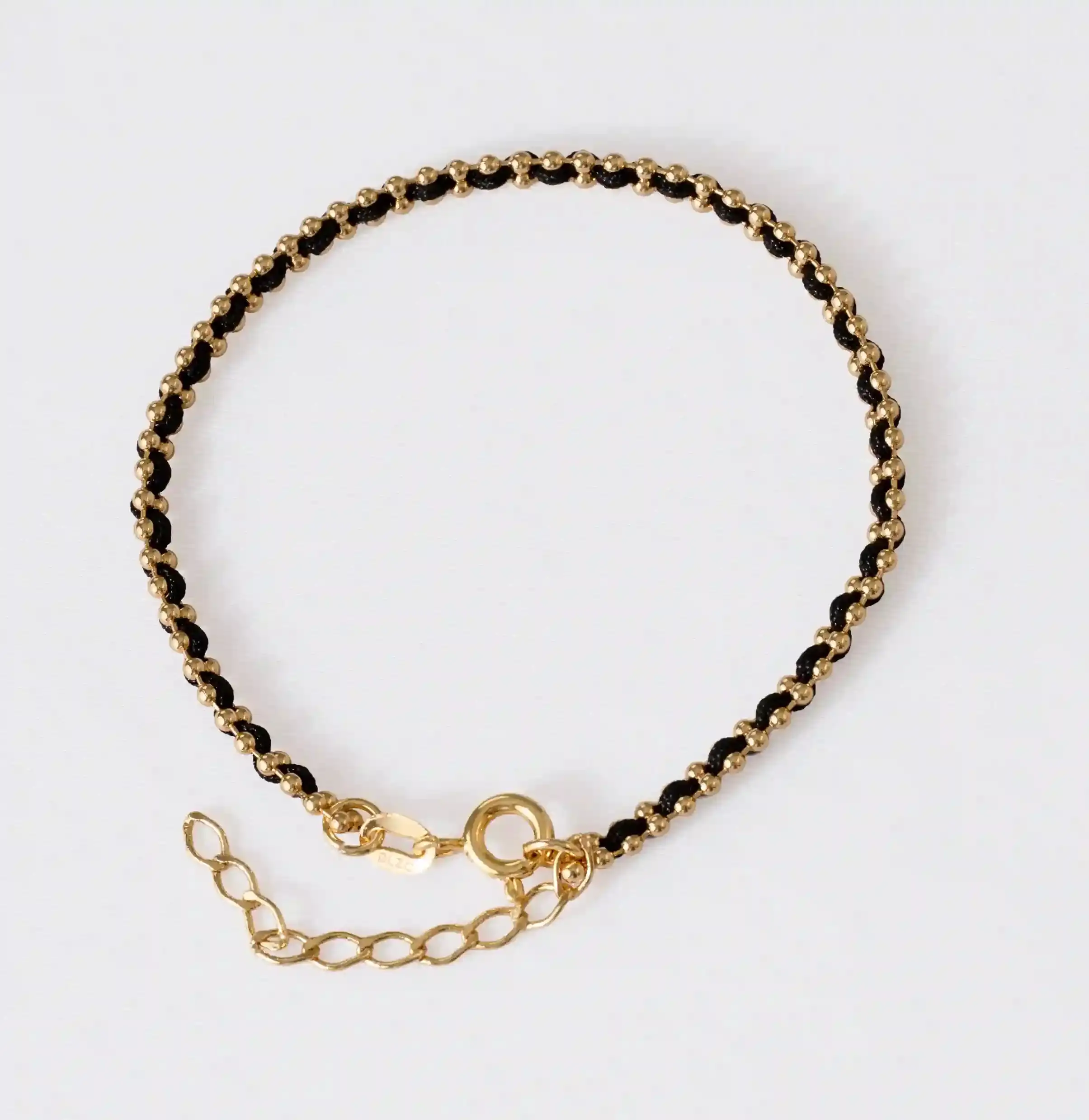 Pulsera Hilo Laminado 15cms + Extensor 