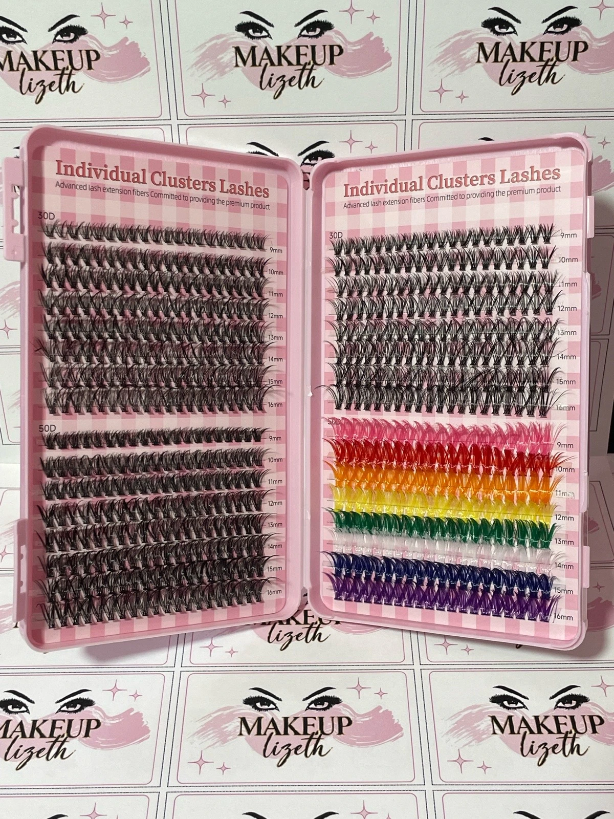 pestañas 1x1 colores