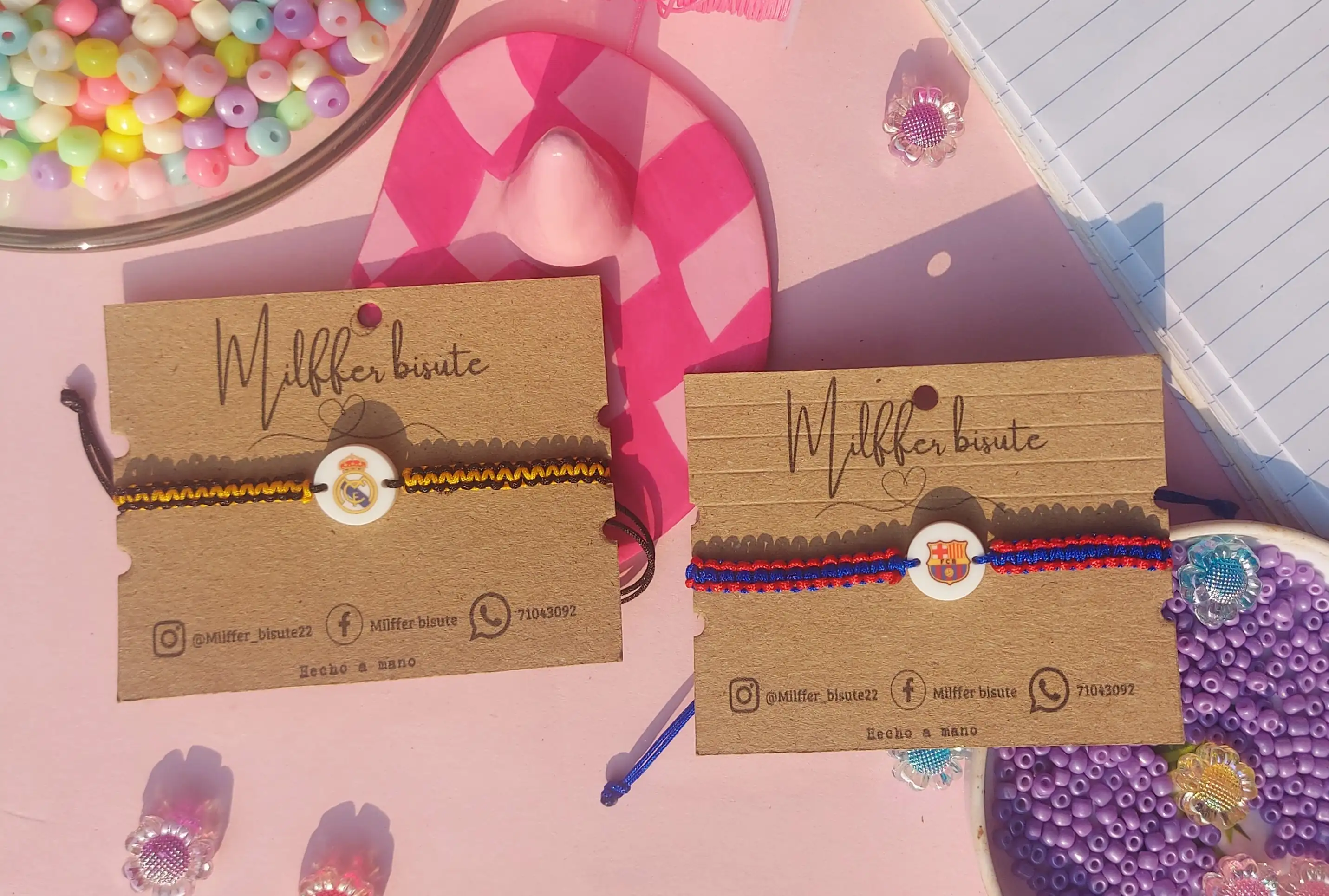 Pulsera Real madrid y Barca 4
