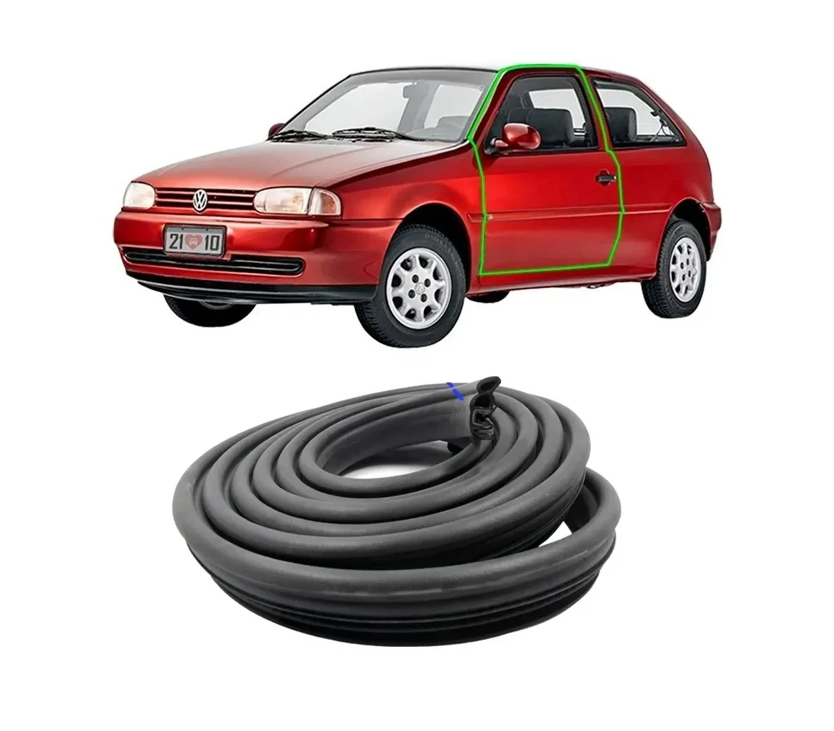 Goma De Puerta Vw / Ford / Chevrolet    -   M108 000393 JAHU