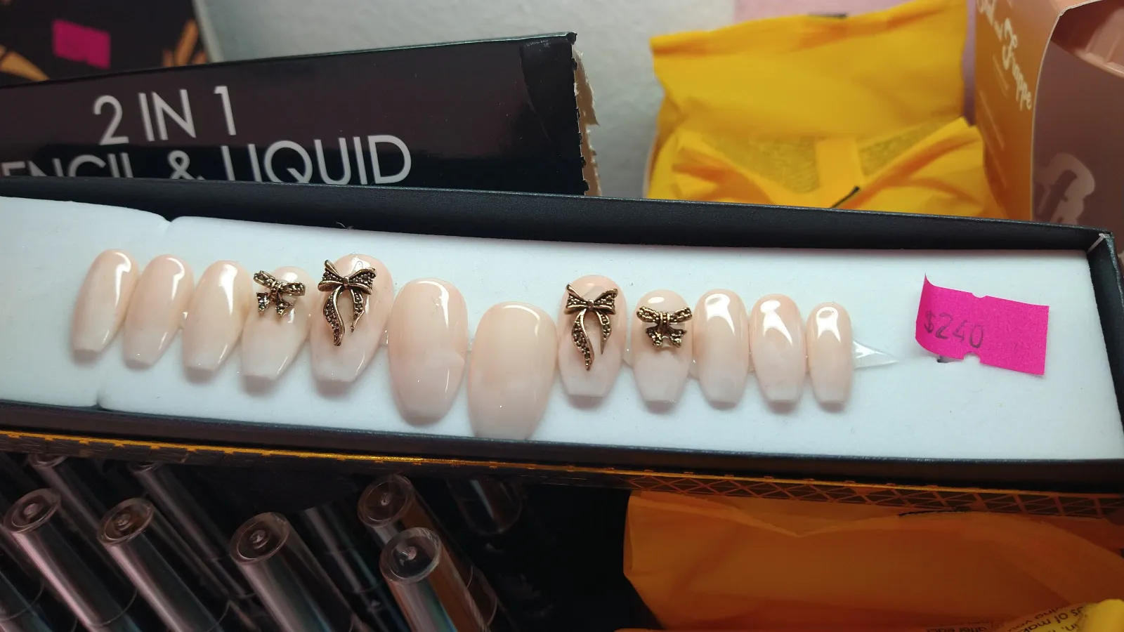 Uñas nud moñito 3
