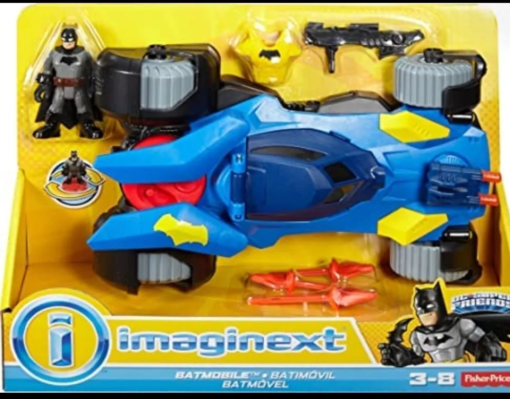 Vehículo de Juguete Imaginext DC Super Friends Batimóvil
