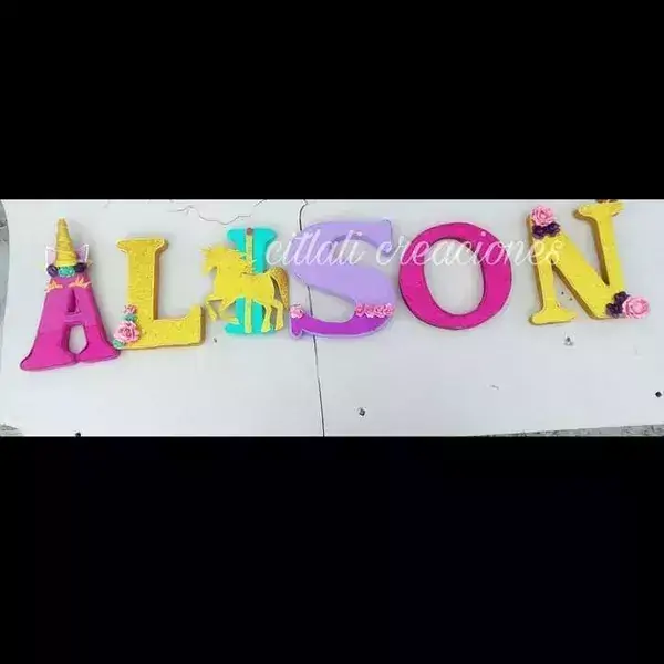 Letras decorativas  2