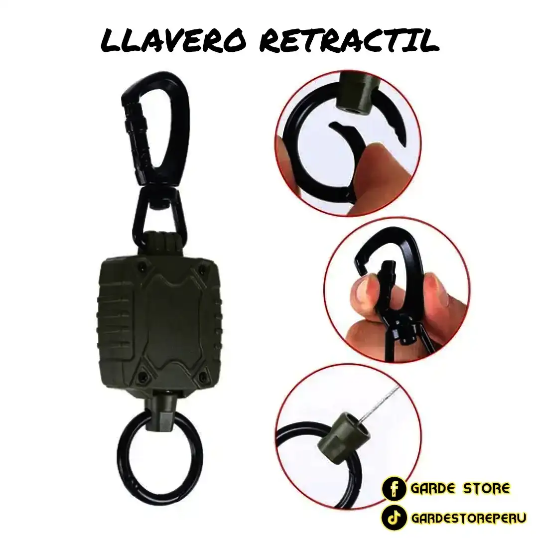 Llavero retráctil 