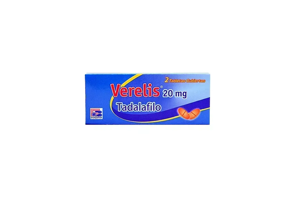 VERELIS 20 MG X 2 TBL