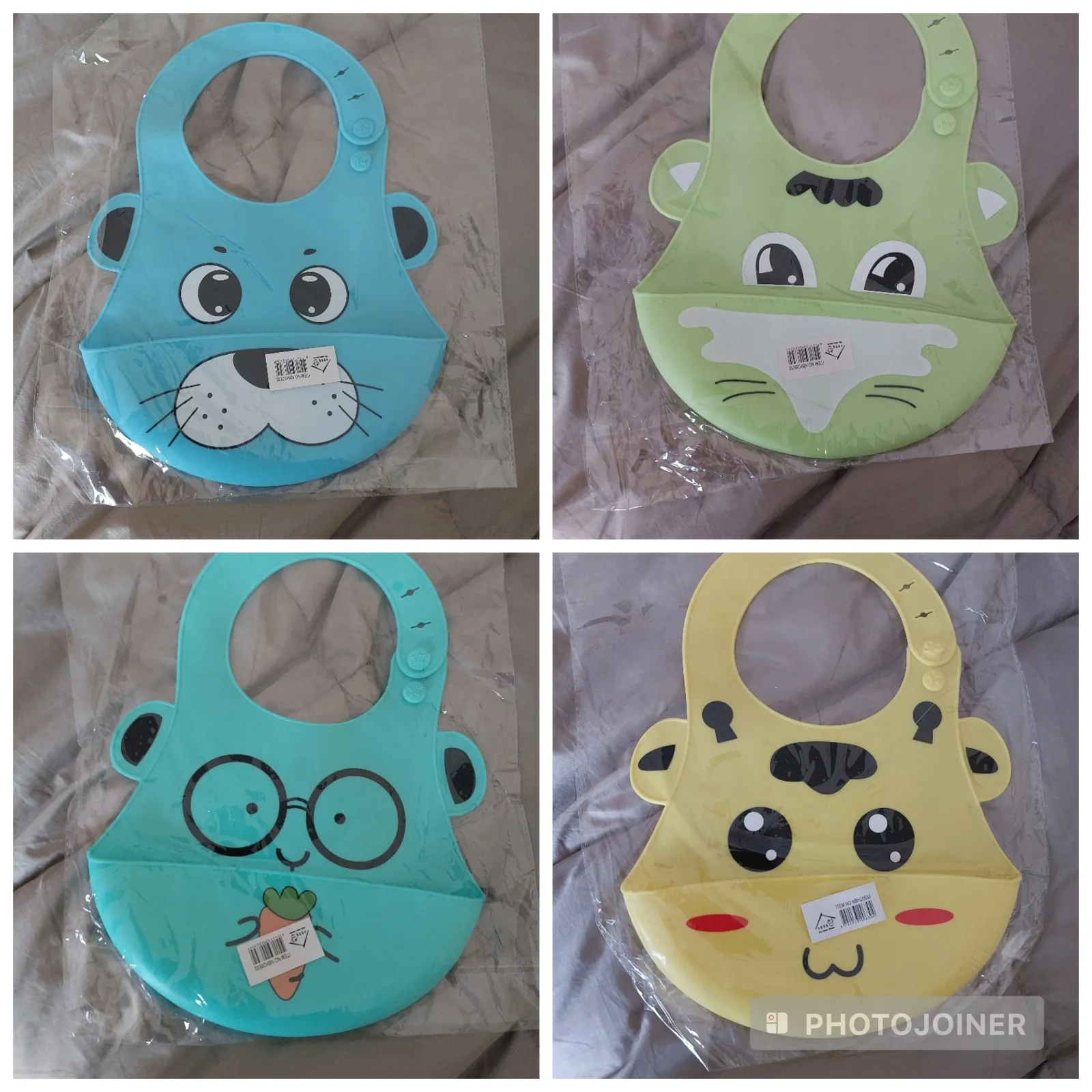 Babero Silicona Animales