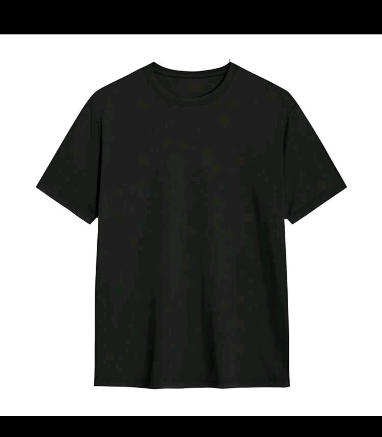 Franela de Hombre Minimalista "ITALIA" en Tela Tricotada - Camiseta Negra de Manga Corta y Cuello Redondo 2