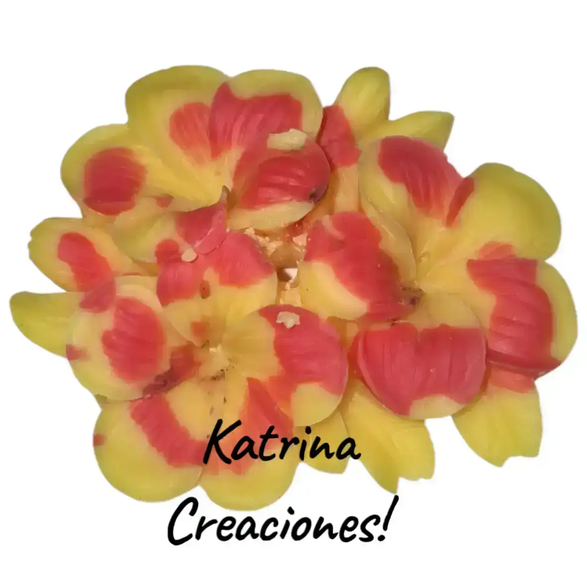 Kits 20 souvenirs mini vela ramito de flores 3 D. 