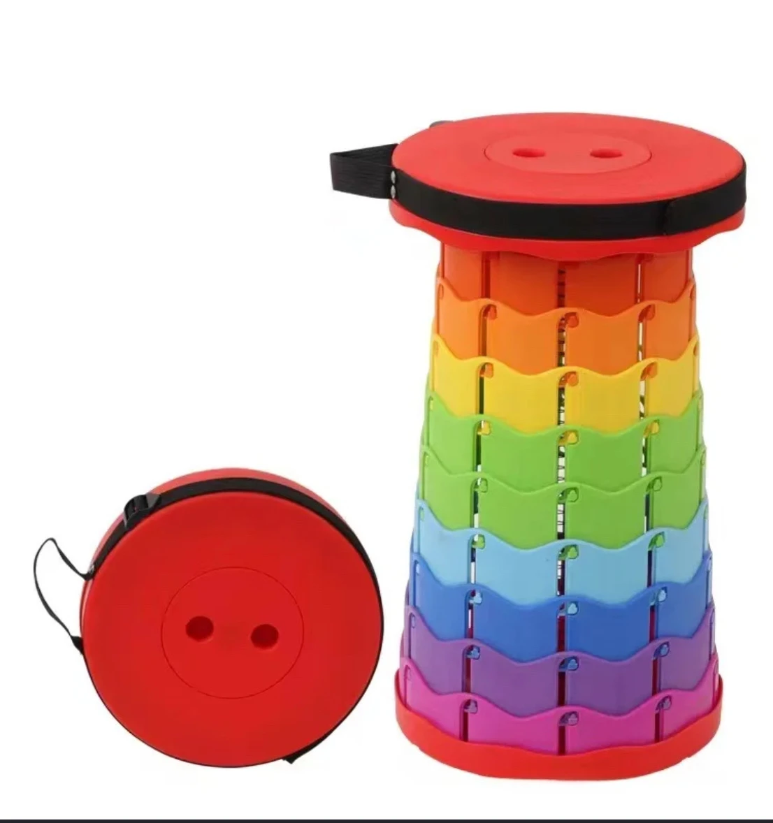 Banco telescopico pegable portatil multiusos arcoiris 5
