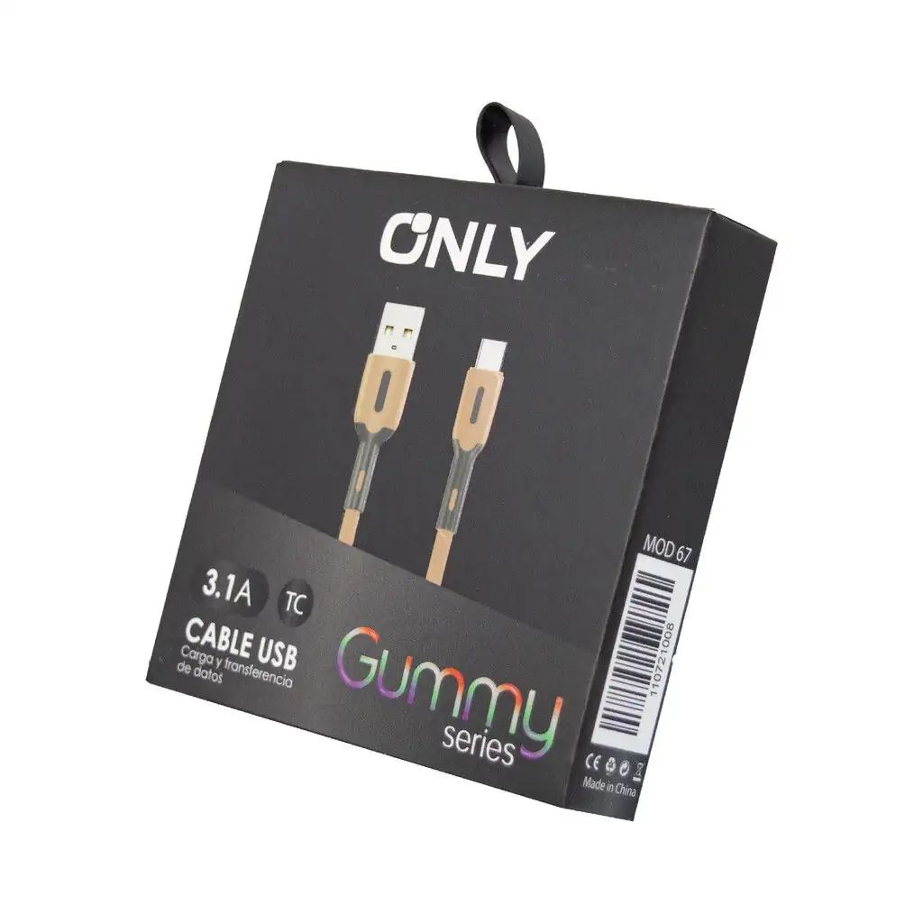 Cable usb gummy tipo c  4