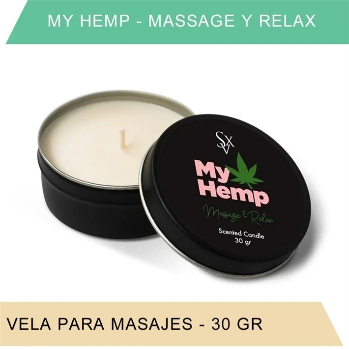 Vela para masajes My Hemp 30gr 
