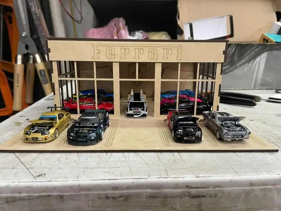 Diorama agencia hot wheels  4