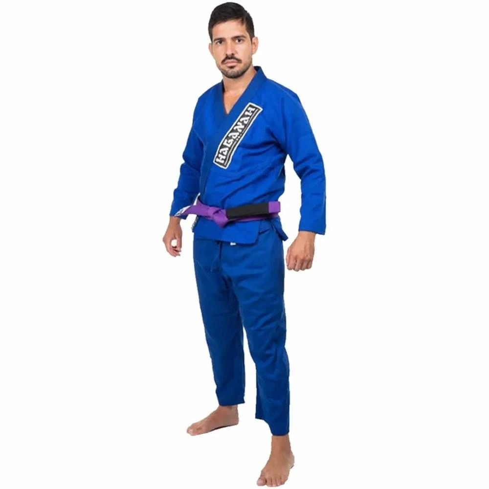 KIMONO ADULTO TRANÇADO JIU-JITSU HAGANAH  3
